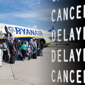 Receba até 400 € após voo atrasado com a Ryanair